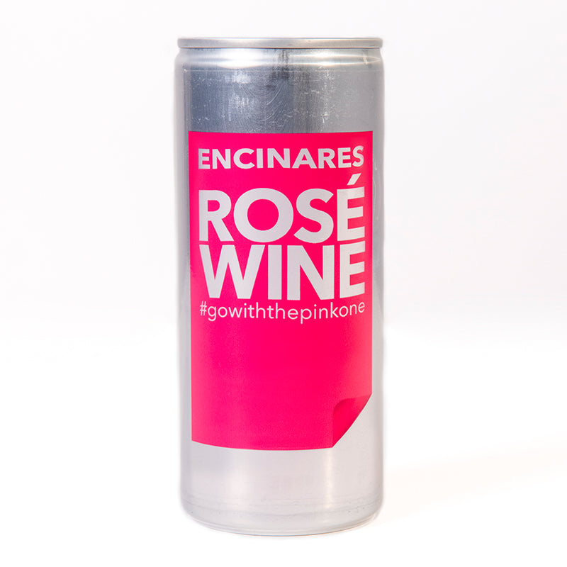 Lata de vino rosado